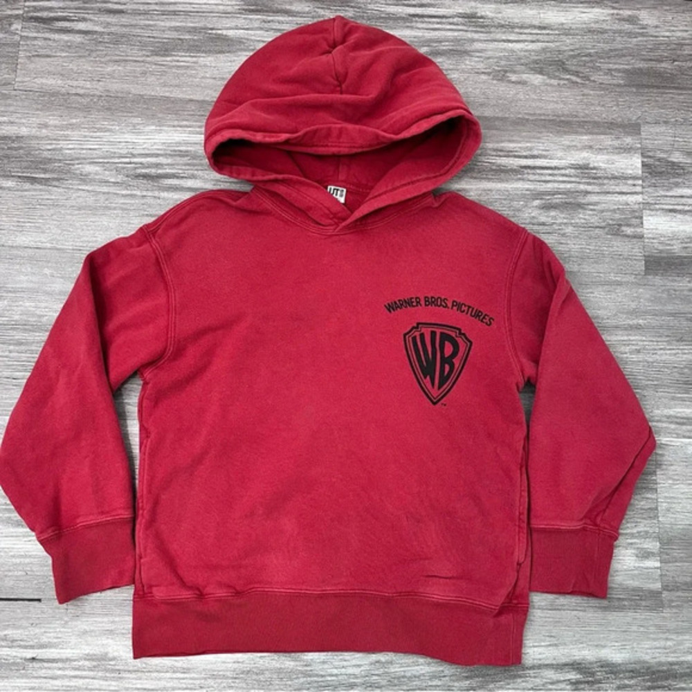 Uniqlo Kids Long-Sleeve Pullover Hoodie (Looney Tunes Bugs Bunny) Red 9-10y